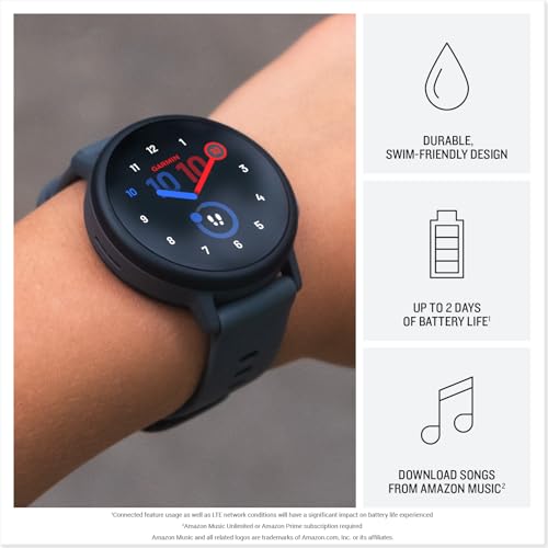 Garmin Bounce™ 2, Kids Smartwatch with Calling, Messaging and Location Tracking Features, Light Purple
