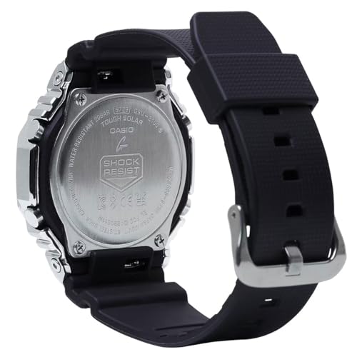 G-Shock Casio G-Steel Solar Connected Black Dial Black Resin Strap Watch - GBM2100-1A