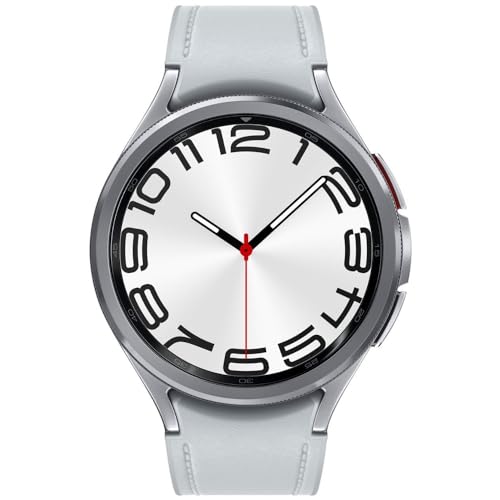 Samsung Galaxy Watch 6 Classic 47mm Bluetooth Smartwatch with Rotating Bezel, Fitness Tracker, Advanced Sleep Coaching - Silver (Renewed)