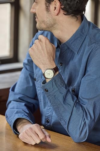 Orient Bambino Automatic Mechanical Wristwatch, Self-Winding, Automatic, Domestic Manufacturer Warranty Included, Ivory