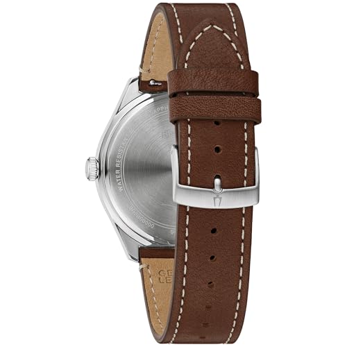 Bulova Marc Anthony Sport Strap Quartz Watch, Stainless Steel, Sapphire Crystal, Blue and Brown