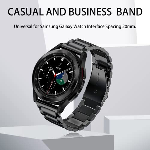 GOLDTOLUCK Stainless Steel Band Compatible with Samsung Galaxy Watch 8 7 6 5 4 Classic FE Pro 40mm 44mm 46mm 43mm 47mm 45mm 42mm 20mm Men Women Milanese Replacement Metal Elegant Casual