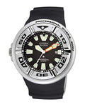 Citizen Men's Eco-Drive Promaster Sea Dive Watch in Stainless Steel with Black Polyurethane Strap, Black Dial (Model: BJ8050-08E)
