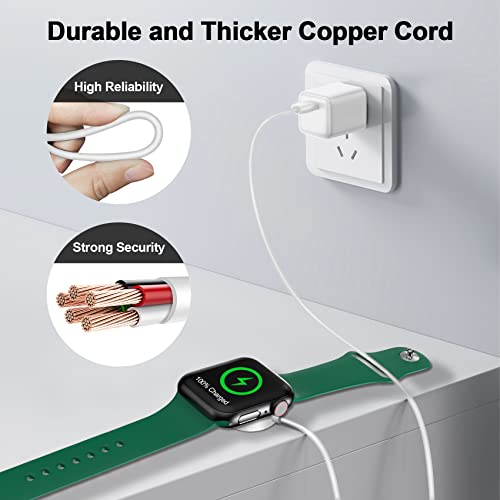 2026 Upgraded for Apple Watch Charger Magnetic Fast Charging Cable
