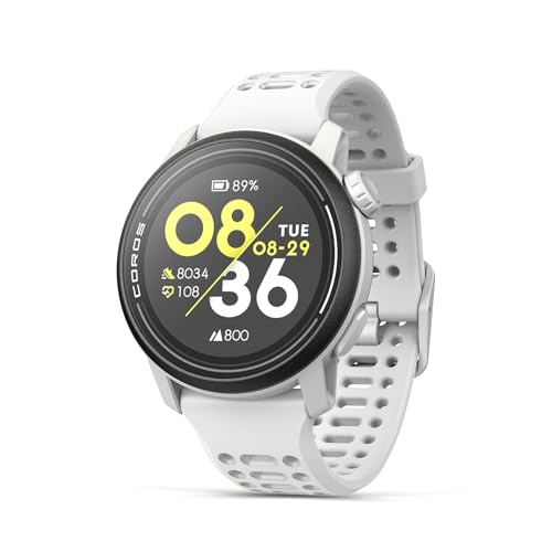 COROS PACE 3 GPS Sport Watch - Lightweight, Comfortable Running Watch, 17-Day Battery Life, Accurate GPS, Heart Rate Monitor, Navigation, Sleep Tracking - White Silicone