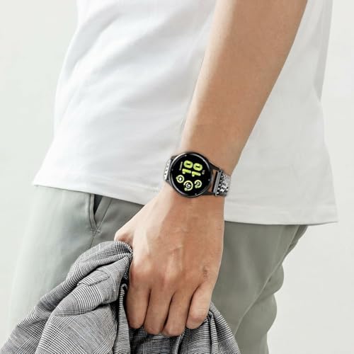 Aurrain 22mm Woven Nylon Watch Strap for Garmin Vivoactive4/Active/MARQ/LEGACY/Venu2/Forerunner 94/Galaxy Watch 3 45mm/Galaxy Watch 46mm/Huawei Watch GT 4 46mm/GT 4 Pro,Woven nylon sports watch strap