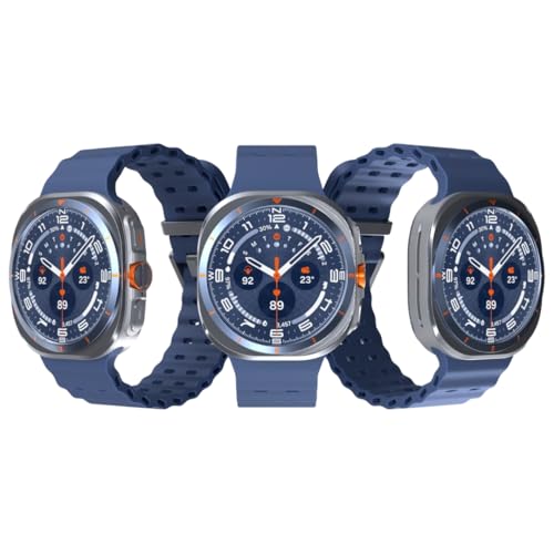 Samsung Galaxy Watch Ultra 2025 (64GB, 47mm, Unlocked LTE) AI Smartwatch with 1.5" AMOLED, Wi-Fi, Bluetooth, Heart Rate, GPS Fitness Tracker, International Model (Fast Charger Cube Bundle, Blue)