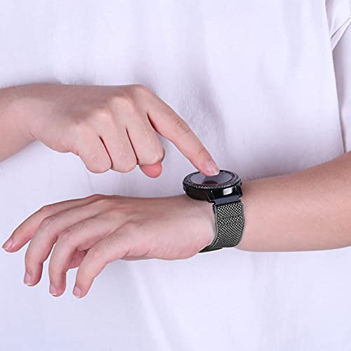 Relting 22mm Width Watch Lugs Band Compatible with Garmin Venu 4 45 mm/3 45 mm/Venu 2/Forerunner 265/255/Amazfit Bip 6/Bip 5 Quick Release Adjustable Stretchy Nylon Sport Elastic Bands for Men Women