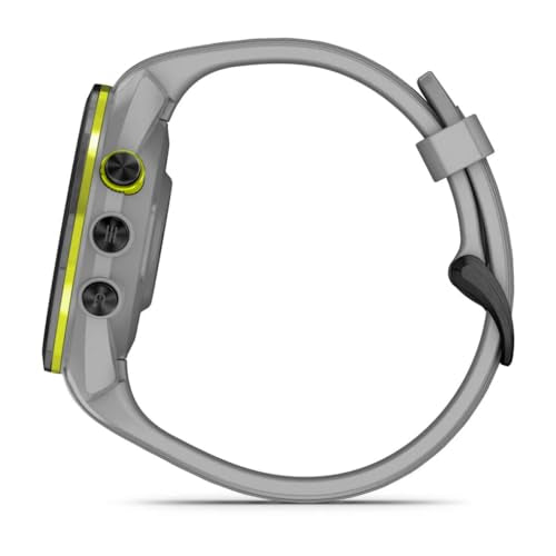 Garmin Approach S70 42MM Gray- Fitness Tracker Golf GPS Premium Smartwatch for Men, Lightweight Touchscreen AMOLED Display and Pre-Loaded Courses Bundle with Air Pro TWS Truly Wireless Earbuds -