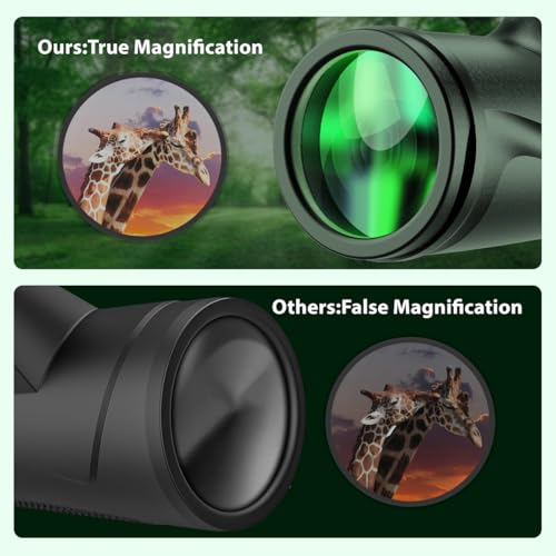 Monocular Telescope 80x100, Wide Field HD Monoculars for Adults with Tripod & Phone Adapter, Perfect for Bird Watching, Hunting, Hiking & Outdoor Activities -Green