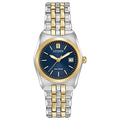 Citizen Women's Eco-Drive Corso Classic Watch in Two-Tone Stainless Steel, Blue Dial (Model: EW2294-53L)