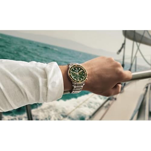 Bulova Men's Marine Star Series C Two-Tone Stainless Steel 6-Hand Chronograph Quartz Watch