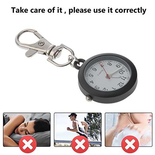 balacoo Clip On Pocket Watch - Nurses Watches for Women Men, Badge Watch