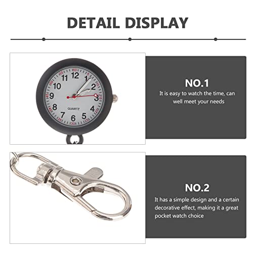 balacoo Clip On Pocket Watch - Nurses Watches for Women Men, Badge Watch