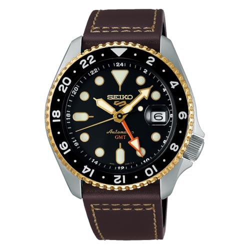 SEIKO 5 Sports SKX GMT Automatic Black Dial Men's Watch SSK036