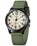 CIVO Military Watch for Men Waterproof: Analog Mens Watches Classic Design - Field Tactical Quartz Wrist Watch