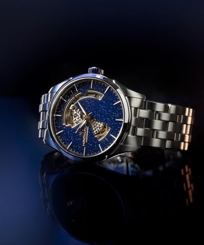 Hamilton Jazzmaster Automatic Mens Watch, 42mm Stainless Steel, Blue Dial