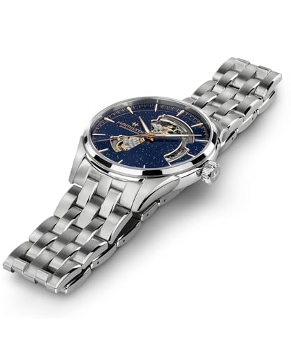 Hamilton Jazzmaster Automatic Mens Watch, 42mm Stainless Steel, Blue Dial