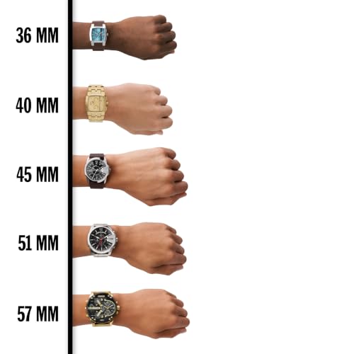 Diesel Mega Chief Watch for Men, Chronograph Men's Watch