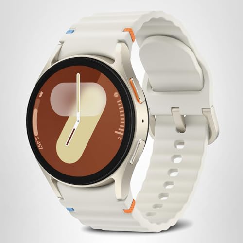 SAMSUNG Galaxy Watch 7 40mm Bluetooth AI Smartwatch w/Energy Score, Wellness Tips, Heart Rate Tracking, Sleep Monitor, Fitness Tracker, 2024, SM-L300NZECXAA Cream (Renewed)