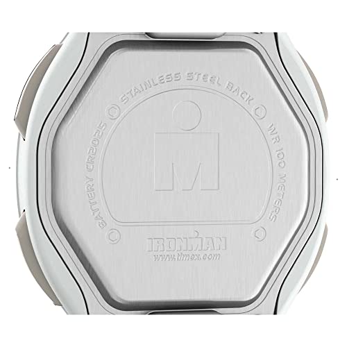 Timex Women's Ironman Triathlon Transit 33mm Resin Strap Watch – Gold-Tone Top-Ring & Black Resin Strap