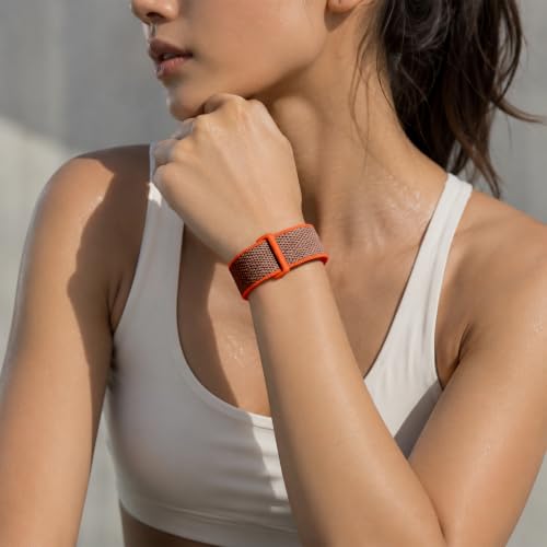 Zspoly Nylon Sport Band Compatible with Google Fitbit Air,Soft Breathable Wristband Replacement Compatible with Fitbit Air Fitness,Micro-Adjustable Performance Loop for Screenless Tracker