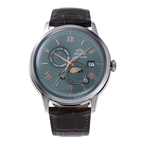 Orient Bambino Version 9 Stainless Steel Automatic Dress Watch with Weekly Calendar Model: RA-AK0805E30B