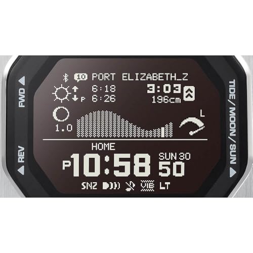 Casio G-Shock G-LIDE GBX-100 Series Digital Black Resin Watch 50.9mm - GBX100S-1
