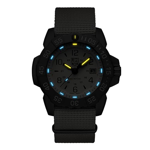 Luminox - Navy Seal Steel X3.CB51.CB.1 - Mens Dive Watch - Watches for Men - 45mm - Swiss Quartz - 200M Water Resistant - Sapphire Crystal - Stainless Steel Case - Always Visible - Swiss Made
