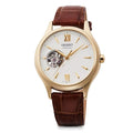 Orient RN-AG0728S Women's Automatic Watch, Mechanical, Automatic, Open Heart, Dial color - white, Classic Ladies Watch