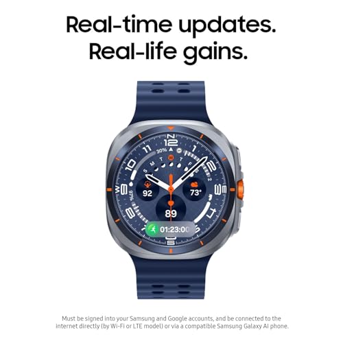 Samsung Galaxy Watch Ultra (2025), Titanium Blue, 47mm, LTE Smartwatch