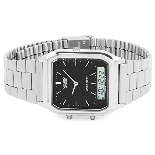 Casio AQ-230A-1DMQYEF Mens Combi Bracelet Watch