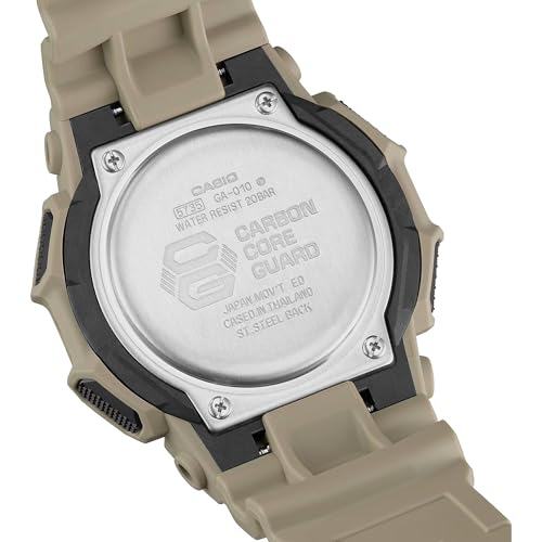 Casio G-Shock Analog-Digital Beige Resin Watch 10 Year Battery GA010-5A