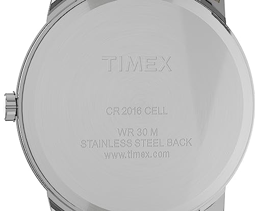Timex T2H281 Easy Reader 35mm Black Leather Strap Watch