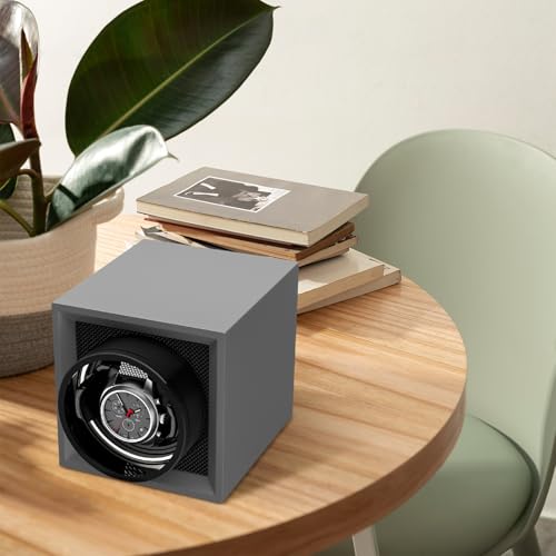 DUKWIN Single Watch Winder with Dual Power Supply, Supper Quiet Motor, Adjustable Watch Pillow for Travel, Small Watch Winder
