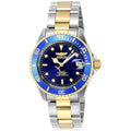 Invicta Men's Pro Diver 40mm Steel and Gold Tone Stainless Steel Automatic Watch with Coin Edge Bezel, Two Tone/Blue (Model: 8928OB)
