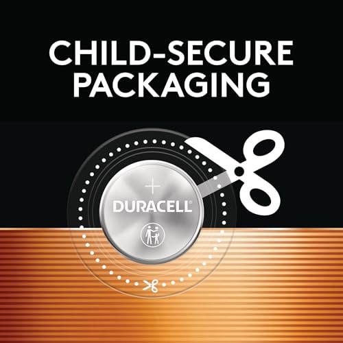 Duracell 2032 Lithium Battery, 4 Count, AirTag & Key Fob, CR2032 3V Cell