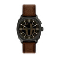 Fossil Men's Machine Big Tic Brown Leather Watch (Model: FS6165)