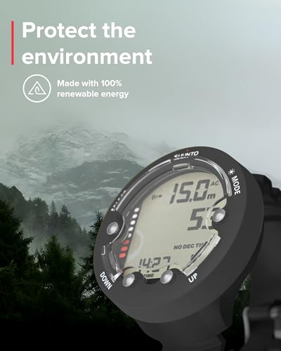 Suunto Zoop Novo Wrist Scuba Diving Computer, Black, Without USB