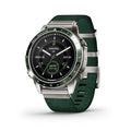 Garmin MARQ Golfer (Gen 2) Smartwatch, Grade-5 Titanium Case, Sapphire Lens, AMOLED Display, Advanced Golf Features & Virtual Caddie, Green Jacquard-Weave Nylon Strap, 010-02648-20 (Renewed)