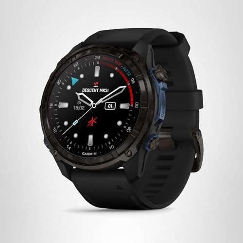 Garmin Descent™ Mk3i,- 51mm Dive Computer and Multisport GPS Smartwatch, Air Integration, Black