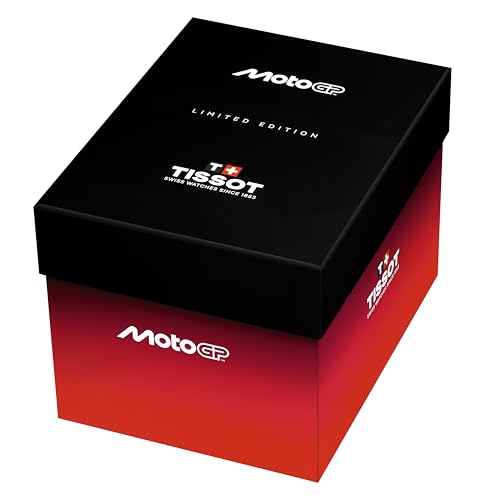 Tissot T-Race MotoGP Limited Edition 45mm, Swiss Quartz Watch for Men and Women, Stainless Steel Case, Red Dial, T1414173742200
