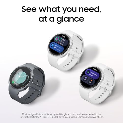 Samsung Galaxy Watch 8 (2025), Silver, 40mm, Bluetooth Smartwatch