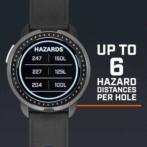 Bushnell Golf iON Elite GPS Watch – Color Touchscreen, Slope‑Adjusted Yardages, 38,000+ Courses, Shot Tracker, USB‑C, Magnetic Charger – Black