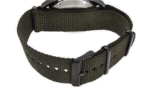 Orient Men's Stainless Steel Japanese Automatic Sport Watch with Nylon Strap, Green, 21.7 (Model: RA-AK0403N10A), Gray