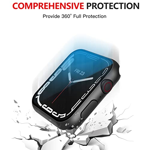 Misxi 2-Pack Waterproof Case for 45mm Apple Watch Series 9/8/7