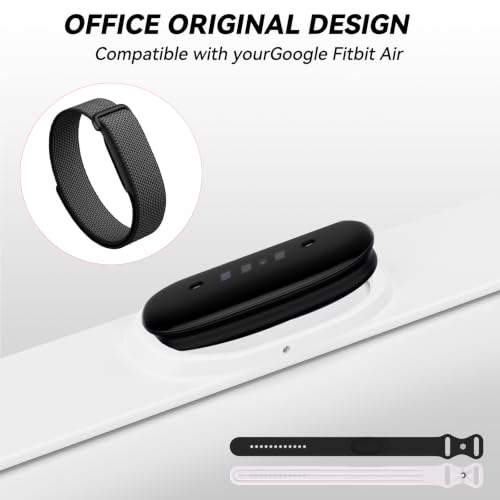 Soft Silicone Sport Band for Fitbit Air, Adjustable Replacement Strap