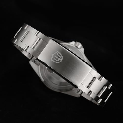 watchdives WD1969/ WD1969B Pro Dive Watches VH31 Sweep Second Quartz Watch 38mm Sapphire Crystal Luxury Wristwatch 200m Diving Watch for Men (White)
