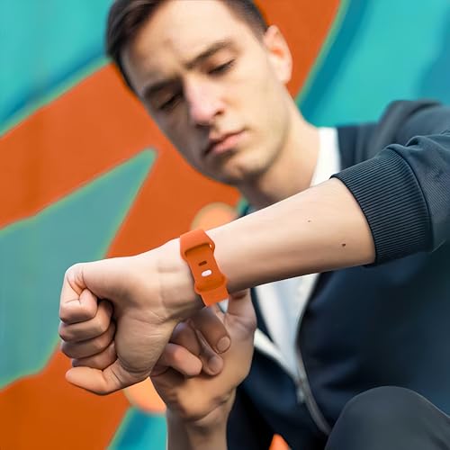 6 Pack Sport Band Compatible with Apple Watch Bands for Women Men, 38mm 40mm 41mm 42mm 44mm 45mm 46mm 49mm, Silicone Strap iWatch Band for Series 11 10 9 Ultra 8 7 6 5 4 SE 3 2 1