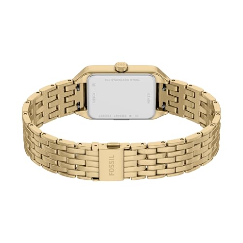 Fossil Women's Watch, Raquel Quartz Stainless Steel Three-Hand Watch for Women, Color: Gold